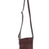 Borsa a tracolla piccola uomo in pelle toscana con porta telefono, Made in Italy