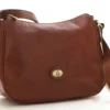 Bolso Hobo Firenze bandolera de mujer en piel toscana bicolor