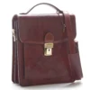Postino Piccola compact men's messenger bag in vegetable-tanned Tuscan leather