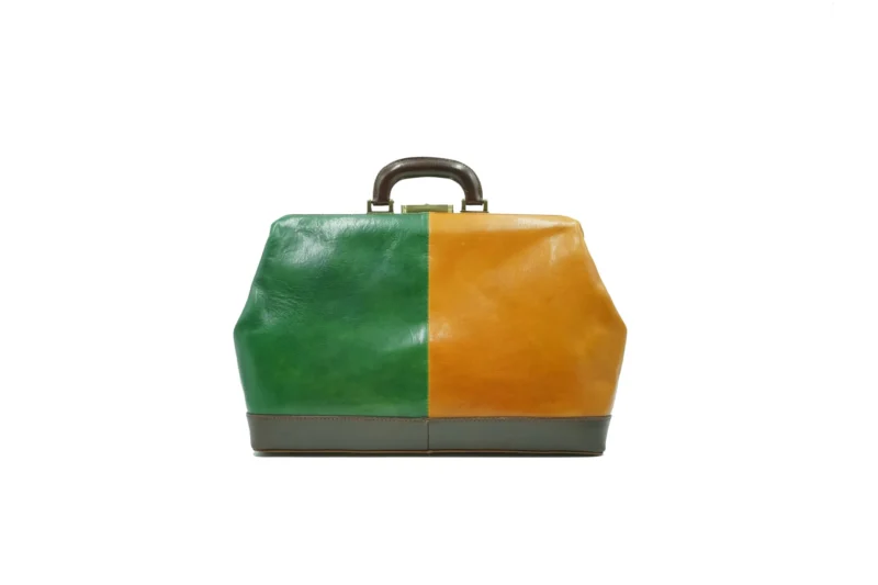 Sac de médecin de style classique Bicolor